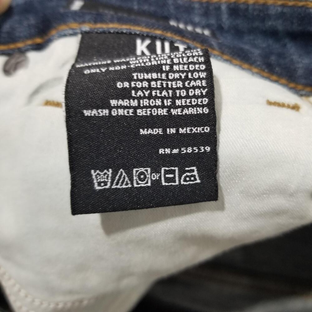 Kut From The Kloth Jeans 4 NWT High Rise Reese Fab AB Ankle Straight Leg Raw Hem - Picture 7 of 11